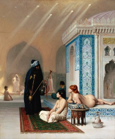 ハーレムのプール 作： Jean Leon Gerome