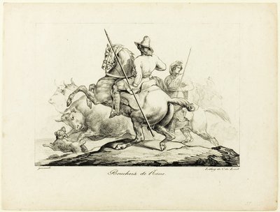 ローマの肉屋 作： Jean Louis André Théodore Géricault