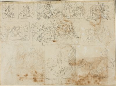 11の作曲スケッチ 作： Jean Louis André Théodore Géricault