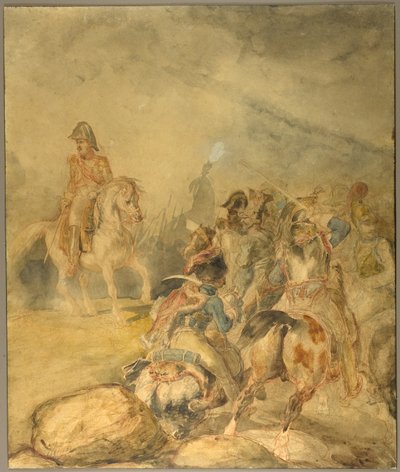 騎兵隊に突撃命令を下す第一帝国の将軍 作： Jean Louis André Théodore Géricault