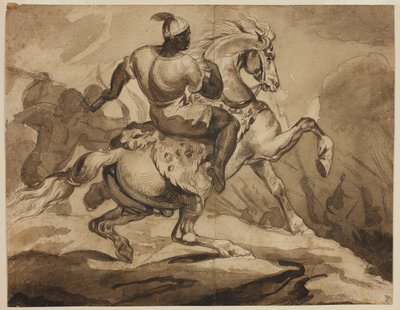 ハイチの騎手（「フランス植民地戦争」の一場面） 作： Jean Louis André Théodore Géricault