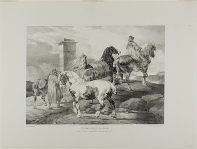 見本市に行く馬、第3巻、石と人生から描かれた様々な題材より（イギリス組曲） 作： Jean Louis André Théodore Géricault