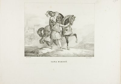 ララ負傷 作： Jean Louis André Théodore Géricault