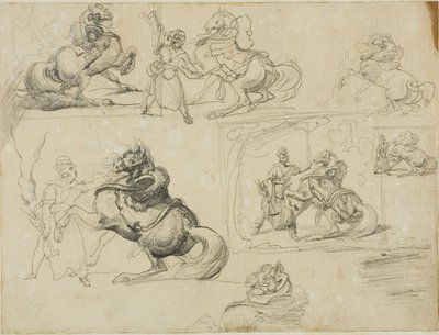 学問 作： Jean Louis André Théodore Géricault