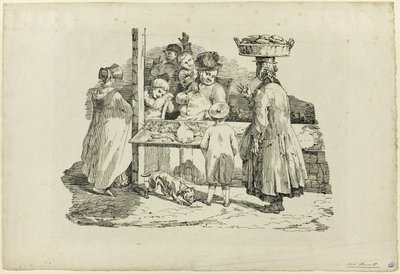 眠れる魚屋 作： Jean Louis André Théodore Géricault