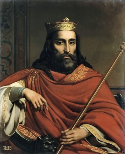 フランク族の王クロター1世 作： Jean Louis Bezard