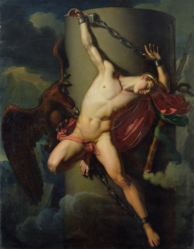 プロメテウスの拷問、1819年 作： Jean Louis Cesar Lair