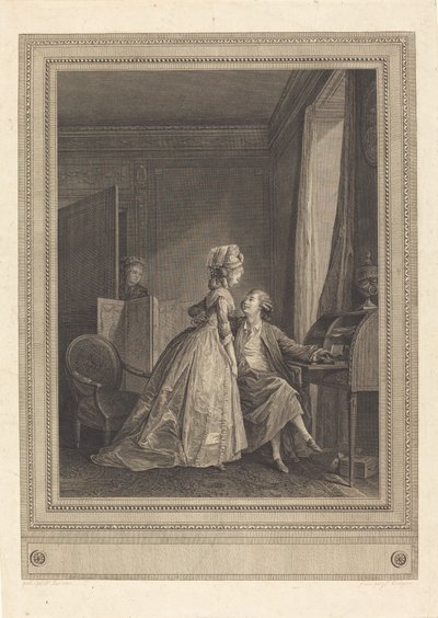 魅力的なオファー 作： Jean Louis Delignon after Nicolas Lavreince