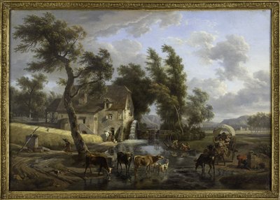 1772年から1829年にかけての製粉所（オイル） 作： Jean Louis Demarne