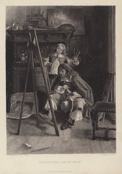 ヴァン・ド・ヴェルデ兄弟（版画 作： Jean Louis Ernest (after) Meissonier