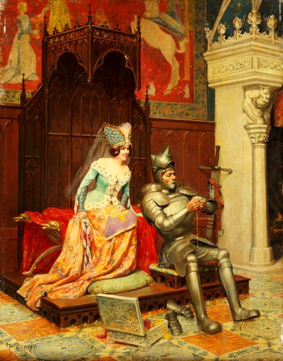アーサー王の伝説 作： Jean Louis Ernest Meissonier