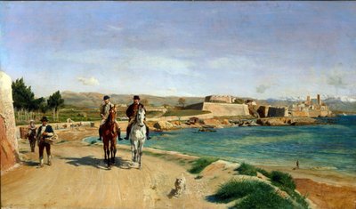 アンティーブ ホースライド 作： Jean Louis Ernest Meissonier