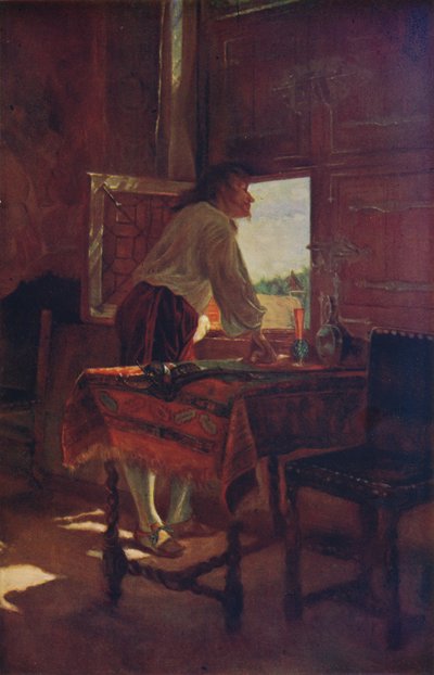LAttente、1857、c1915 作： Jean Louis Ernest Meissonier