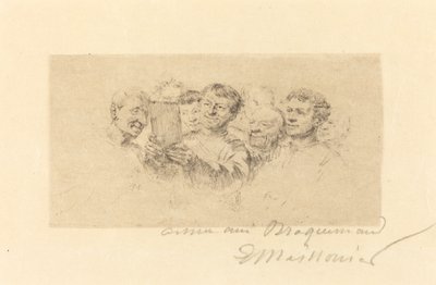 恋人 作： Jean Louis Ernest Meissonier