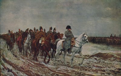 1814、1864、c1915のフランスのキャンペーン中のナポレオン 作： Jean Louis Ernest Meissonier