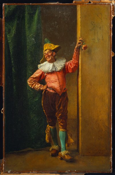 ピンクのポリチネル、1879 作： Jean Louis Ernest Meissonier
