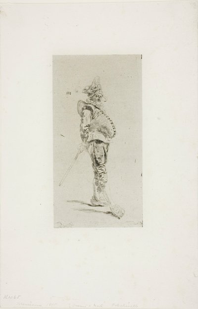 パンチネロ 作： Jean Louis Ernest Meissonier