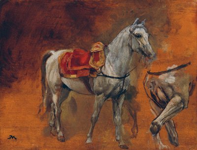 アイネス・シンメルスの研究 作： Jean Louis Ernest Meissonier