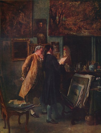 プリントコレクター、c1850、c1915 作： Jean Louis Ernest Meissonier