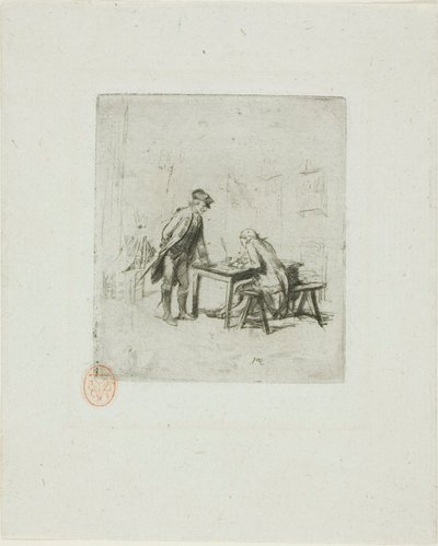 軍曹レポーター 作： Jean Louis Ernest Meissonier