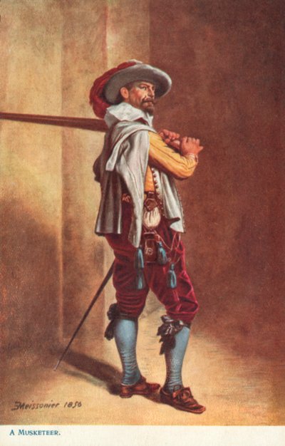 銃士、ルイ13世の時代 作： Jean Louis Ernest after Meissonier