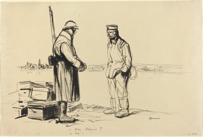 - ライン川 - Ya., c. 19141919. 作： Jean Louis Forain
