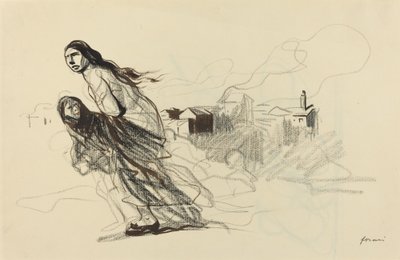 Douaiの後、おそらく1918年。 作： Jean Louis Forain