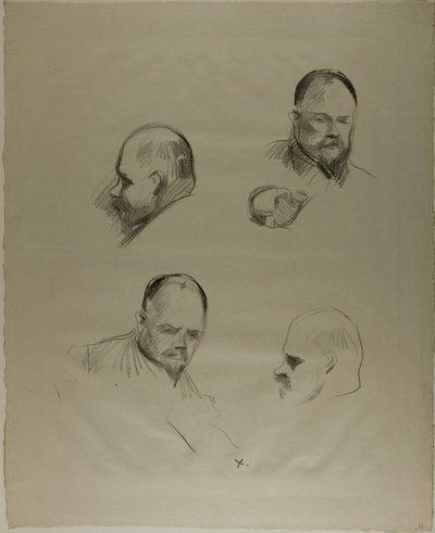 アンブロワーズ・ヴォラール、4つのスケッチ 作： Jean Louis Forain