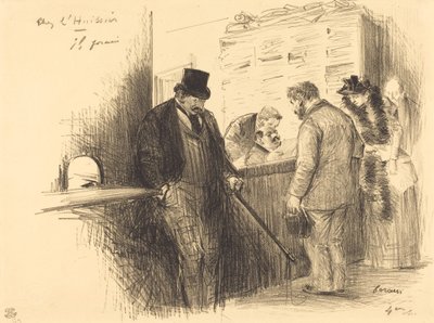 廷吏で 作： Jean Louis Forain
