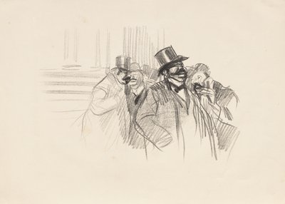 証券取引所でc。 1900。 作： Jean Louis Forain