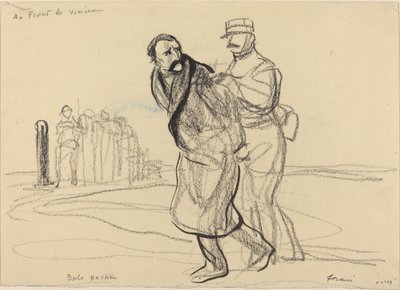 ヴァンセンヌ戦線にて。Bolo pacha, c. 19141919. 作： Jean Louis Forain