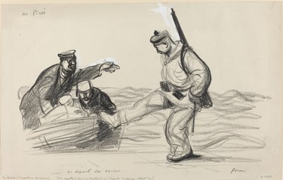 ピレで。- Le départ des boches, c. 191419. 作： Jean Louis Forain