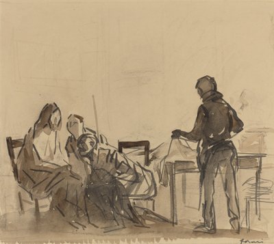 エマオでの再会の前に 作： Jean Louis Forain