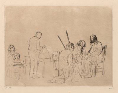 エマオの晩餐前 作： Jean Louis Forain