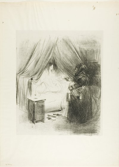朝食（縦皿） 作： Jean Louis Forain