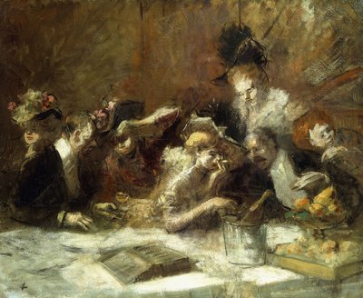 カフェマキシム、パリ、 作： Jean Louis Forain