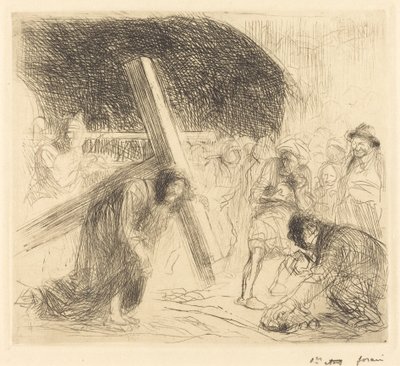 十字架を背負ったキリスト（7枚目） 作： Jean Louis Forain