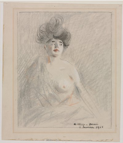 花魁（直腸） 作： Jean Louis Forain