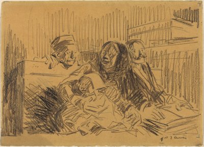 擁護者と告発者、1908年頃。 作： Jean Louis Forain