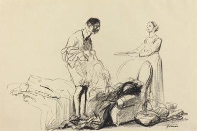 兵役除隊 作： Jean Louis Forain