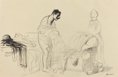 191419年頃、兵役から除隊。 作： Jean Louis Forain