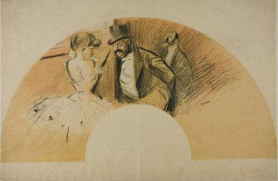 ガヴァルニ ボールの扇風機 作： Jean Louis Forain