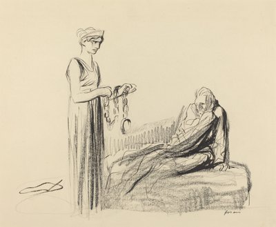フェッター、おそらく1919年。 作： Jean Louis Forain