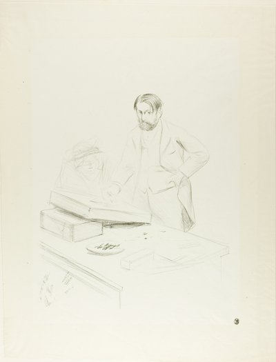 フォラン、リトグラファー 作： Jean Louis Forain