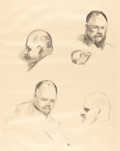 アンブロワーズ ヴォラールの 4 つのスケッチ 作： Jean Louis Forain