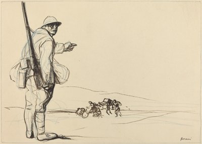 ドイツの前進、191419年頃。 作： Jean Louis Forain