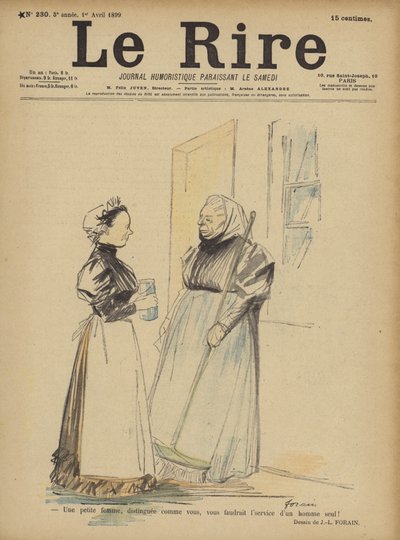 ル・リールのイラスト 作： Jean Louis Forain