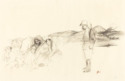 ギリシャで 作： Jean Louis Forain