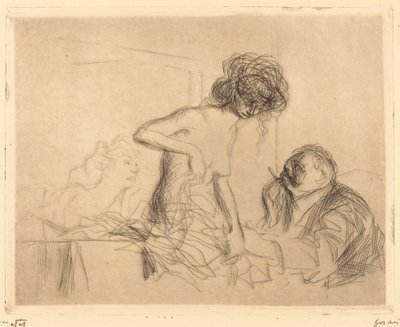 個室で（一皿目） 作： Jean Louis Forain