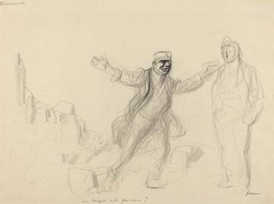 Kammerade。なぜこの寒さなのかというと、191419年頃。 作： Jean Louis Forain